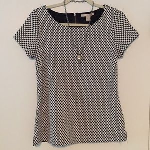 Banana Republic Black/White top